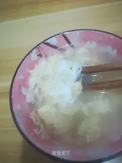 The egg bouquet soup