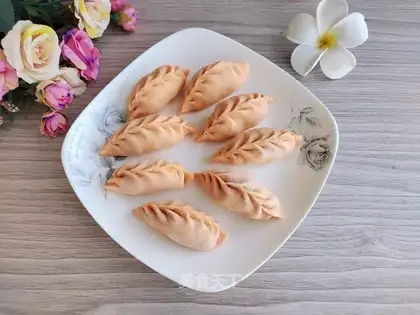 Carrot and celery dumplings