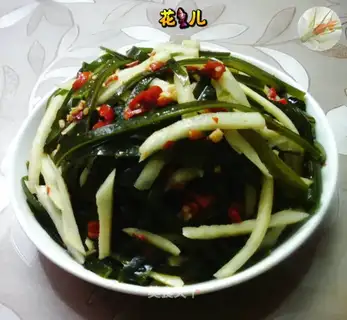 Spicy white sea ribbons