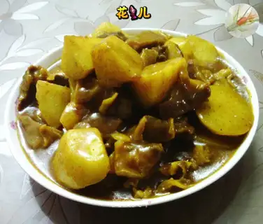Curry potato oxen