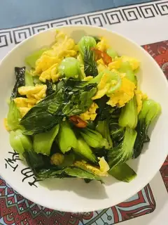 The greens are making eggs