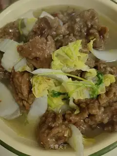 Beef scooter soup