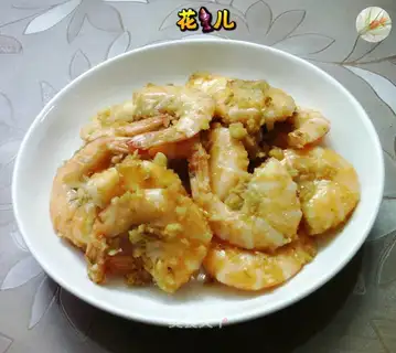 Garlic shrimp tail