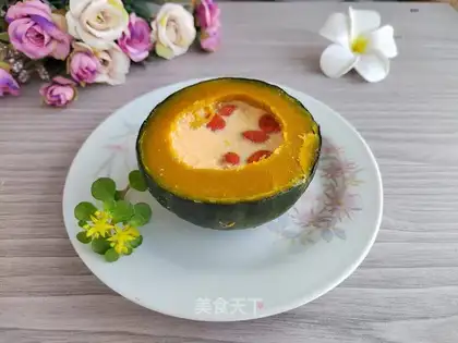 Pumpkin egg stew