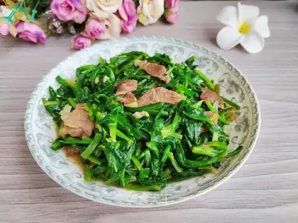 Wheat fried meat