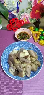 Steam eggplant