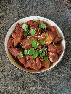 Red burn ribs