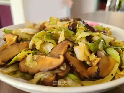 Scrambled mushrooms