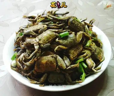 Fried crabs
