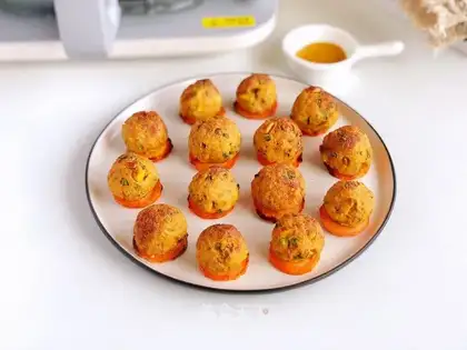 Air fried tofuballs