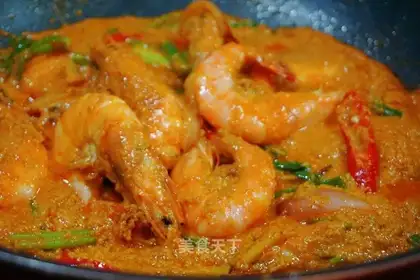 Thai curry shrimp