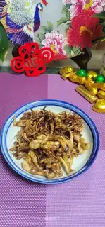 Soy squid shaving
