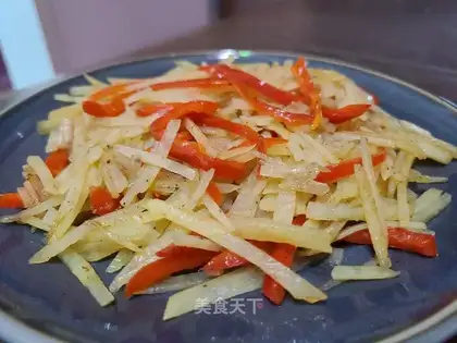Paprika with potatoes
