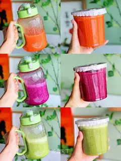 Three low-fat fruit juices