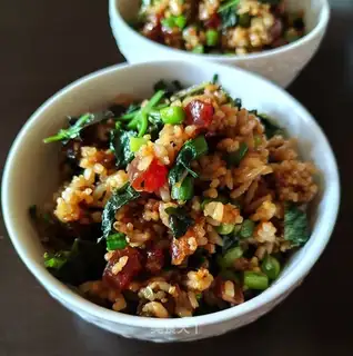 ♪ The veggie fried rice ♪