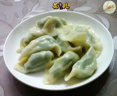 Eggs and crayfish dumplings