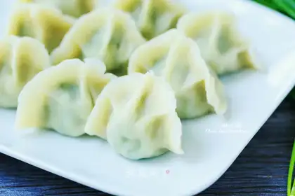 Three fresh dumplings
