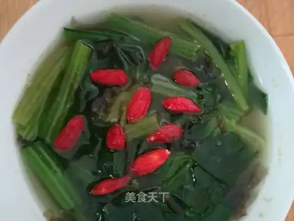 Spinach pickle soup
