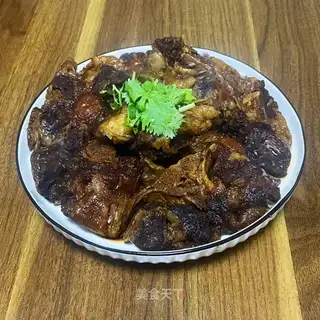 Red roast steak tail