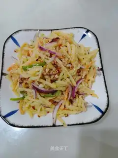 Clear the potato silk