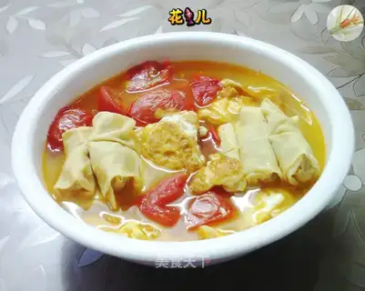 Tomato eggs and noodles