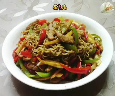 Two peppers of white meat, and a good noodle