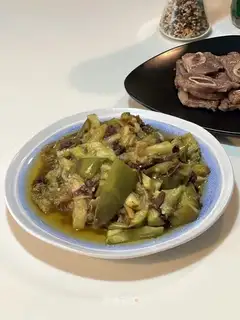 Steam eggplant