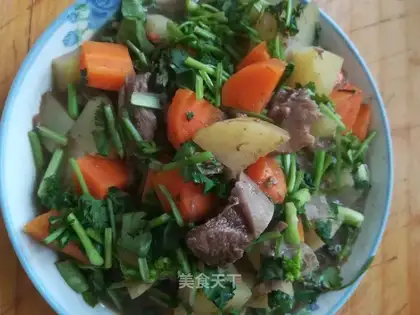 Beef stew potatoes