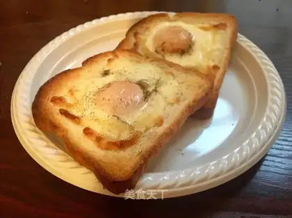 Sausage cheese toast