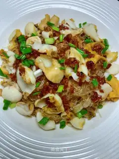 A garlic abalone fan