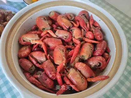 Red burning lobster