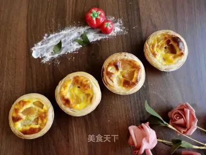 Peach omelet