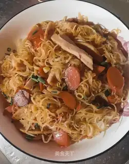 Ham and rice powder