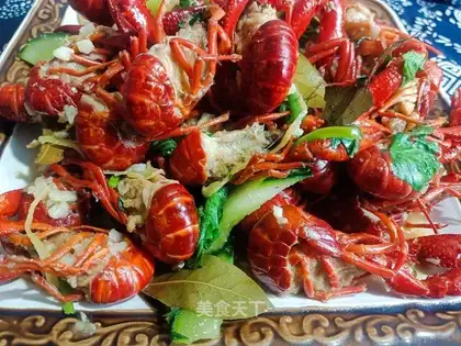 Garlic lobster