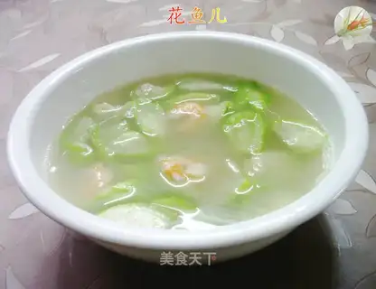 Shrimp smelt soup