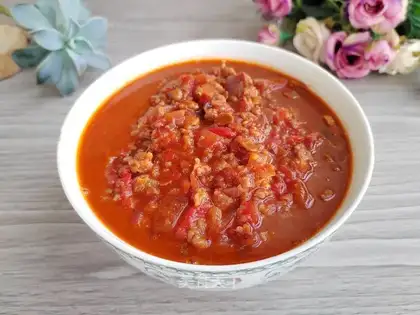 Tomato beef sauce