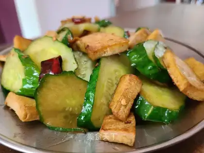 Cucumber tofu