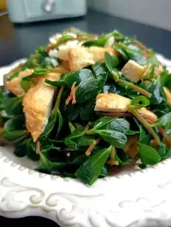 Tofu-cracked horse teeth