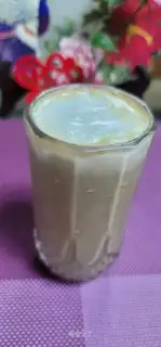 Homemade coconut latte