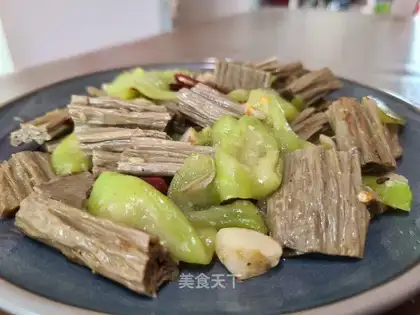 The silkmelon made the black tofu