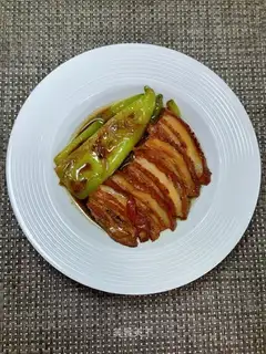 Tied peppers and meat