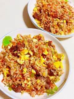 Beef egg fried rice