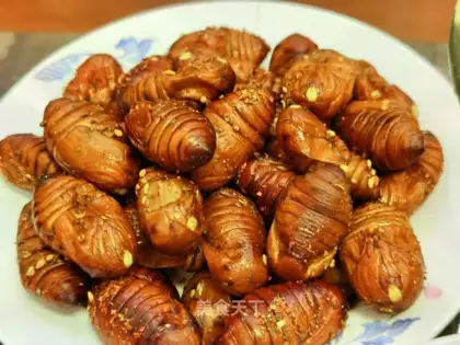 Electric roasted silk