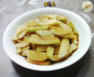 Watermelon peeled white