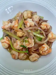 Shrimp onions