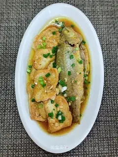 Tofu burns yellow fish