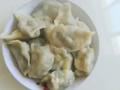 Cream egg dumplings