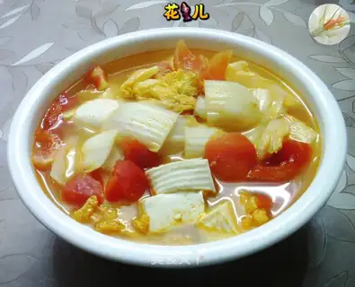 Tomato dolls and tofu soup