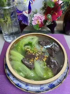 Duck blood soup