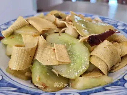 cucumber tofu skin